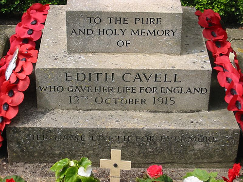 edith cavell grave